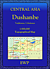 Zentral Asien Karten - Dushanbe