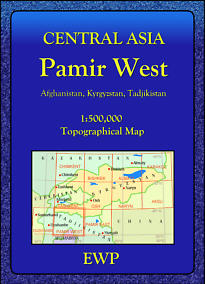 Zentral Asien Karten - Pamir West