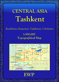 Zentral Asien Karten - Tashkent
