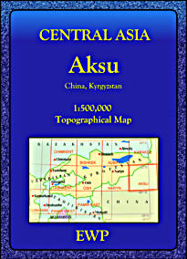 Zentral Asien Karten - Aksu