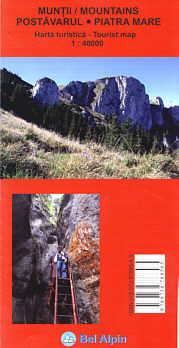 Postavarul and Piatra Mare map